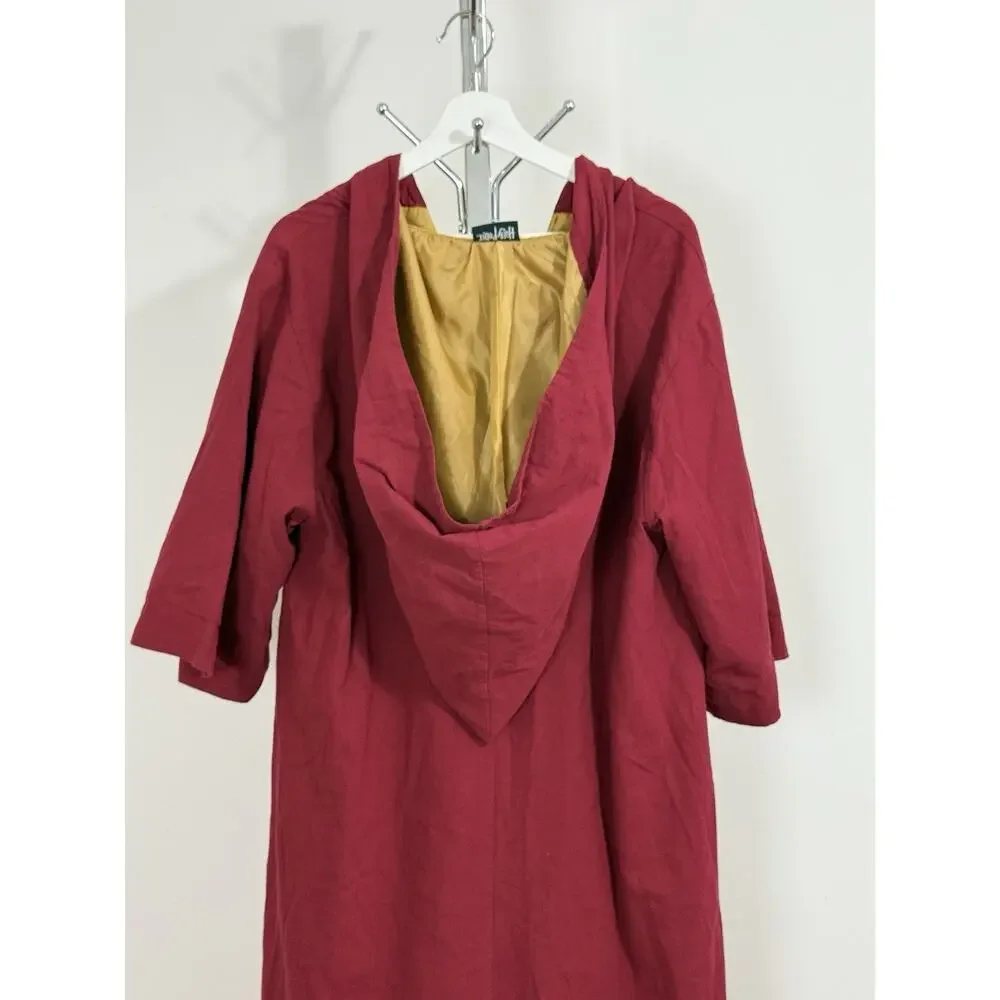 Official Harry Potter Gryffindor Hooded Robe Cloak Costume Youth One Size OS